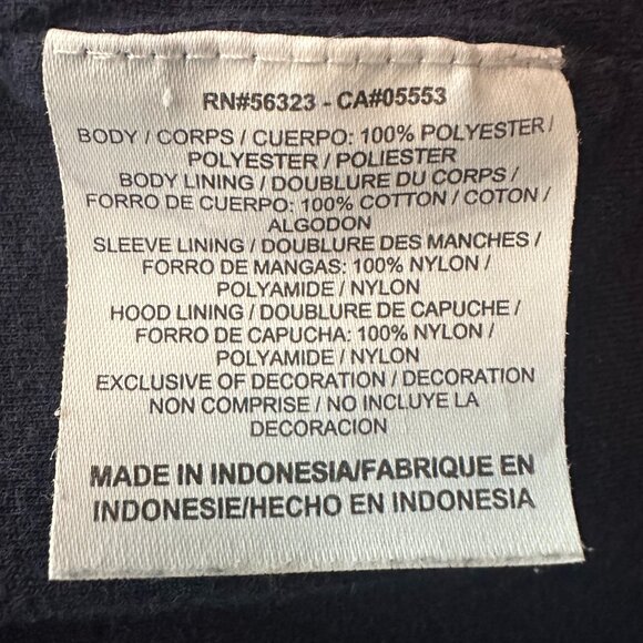 Nike Navy Full‑Zip Windbreaker Jacket Athletic & Lightweight Men’s XL - Picture 8 of 10